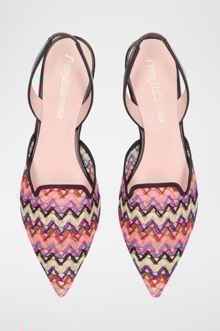 Ballerines - Noir et mauve