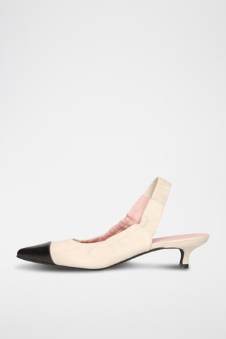 Escarpins en cuir - Beige