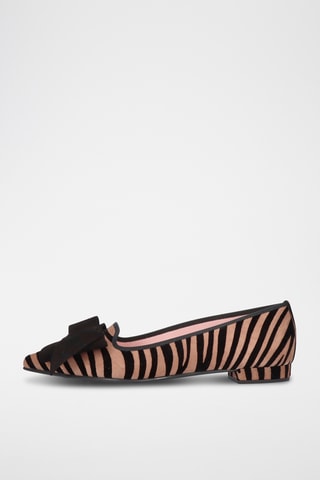 Ballerines en nubuck - Noir