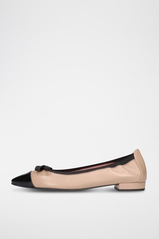 Ballerines en cuir - Beige