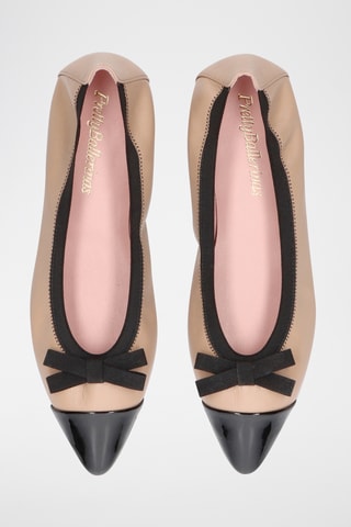 Ballerines en cuir - Beige