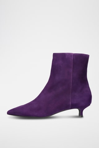 Bottines en nubuck - Violet