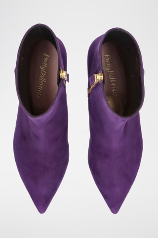 Bottines en nubuck - Violet