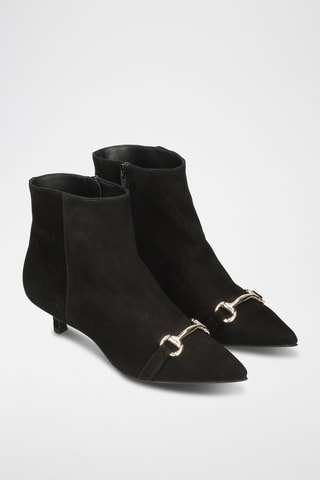 Bottines en nubuck - Noir