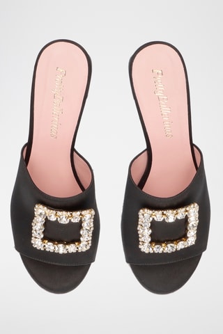 Mules à talons - Noir