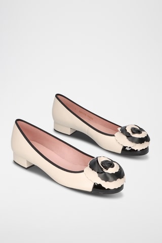 Ballerines en cuir - Beige