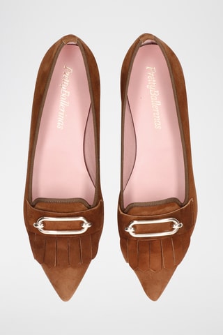 Slippers en nubuck - Marron