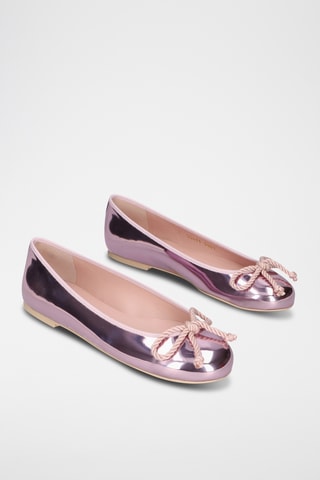 Ballerines vernies - Rose