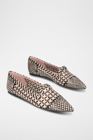 Slippers en cuir - Beige