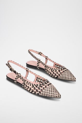 Sandales en cuir - Beige