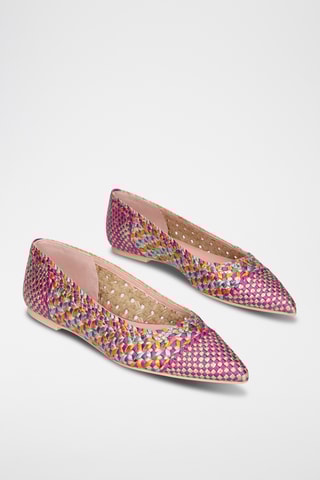 Ballerines en cuir - Rose