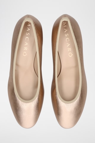 Escarpins en cuir - Doré