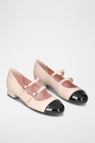 Babies en cuir - Beige