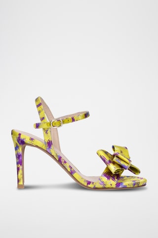 Sandales à talons - Jaune