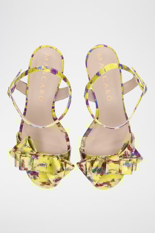 Sandales à talons - Jaune