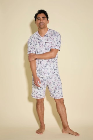 Pijama Bella - marfim e branco