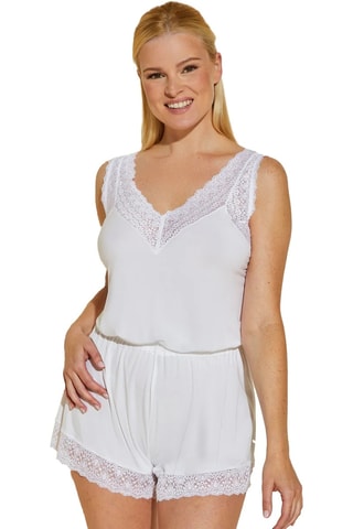 Macacão curto Giulia - Branco