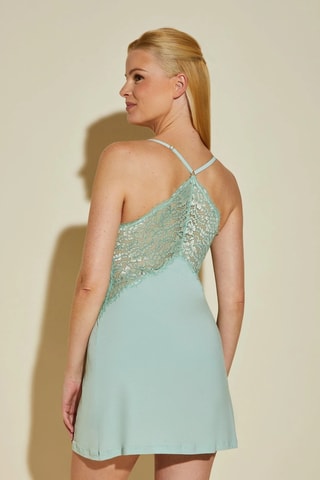 Babydoll Italian Nightie - Verde-água