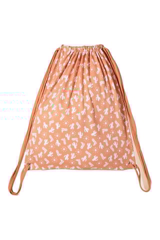 Macacão curto e mochila Road Trip - Salmão