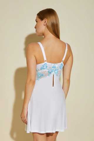 Babydoll e string Savona - Branco
