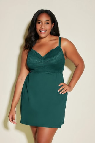 Babydoll Dolce - Verde-escuro