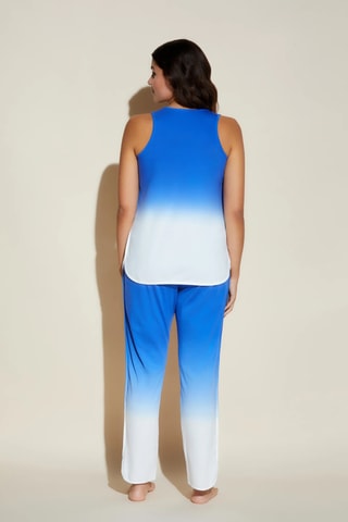 Pijama tia and dye Florida - Azul e branco