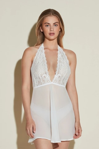 Babydoll Tie Me Up - Marfim