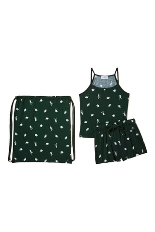 Conjunto de 3 peças Road Trip - Verde-escuro