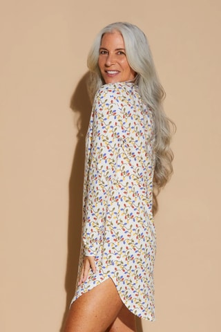 Camisa de dormir Ski Trip - Branco