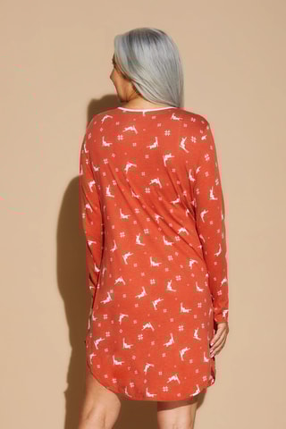 Camisa de dormir Ski Trip - Ferrugem