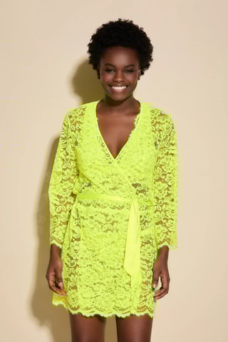 Robe Magnolia - Amarelo-fluorescente
