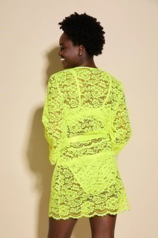 Robe Magnolia - Amarelo-fluorescente
