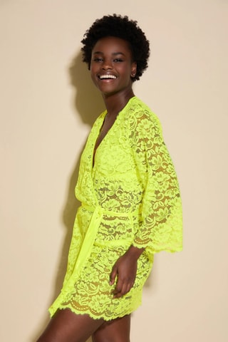 Robe Magnolia - Amarelo-fluorescente
