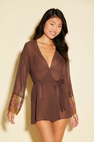 Robe Usha - Castanho