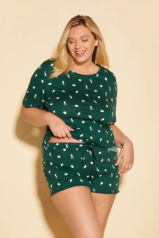 Pijama Road Trip - Verde-escuro