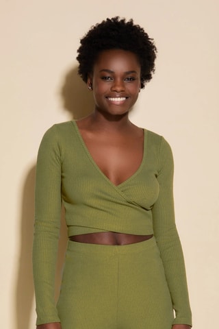 Crop top Britt - Verde