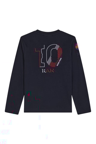 T-shirt Allez Zou - Bleu marine