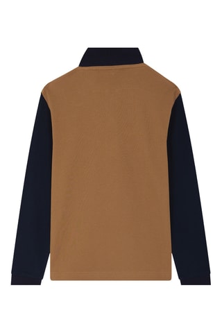 Polo Langstaff - Marron et bleu marine