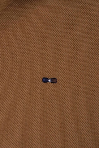 Polo Langstaff - Marron et bleu marine