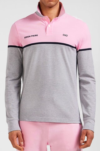 Polo Euskarian - Gris et rose