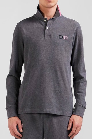 Polo Melée Ordonnée - Gris chiné