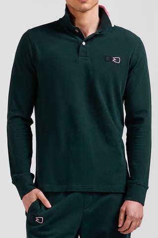 Polo Melee Ordonnee - Vert foncé