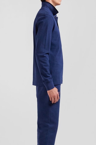 Polo Melee Ordonnee - Bleu marine