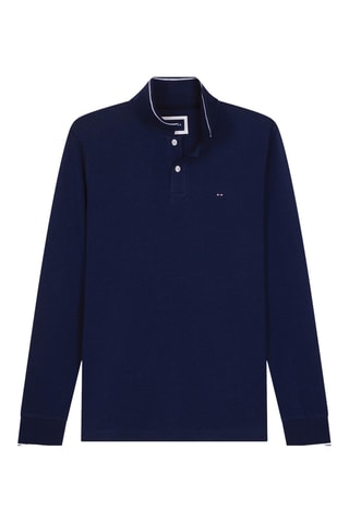 Polo Decalage - Bleu marine