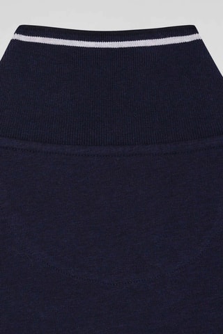 Polo Decalage - Bleu marine