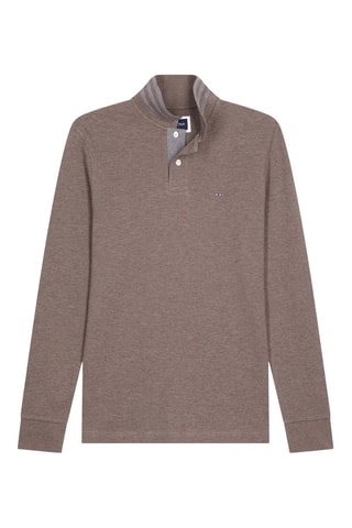 Polo Capitaine Shine - Marron chiné