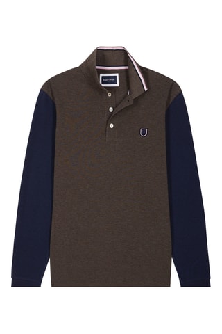 Polo Phase Offensive - Marron chiné