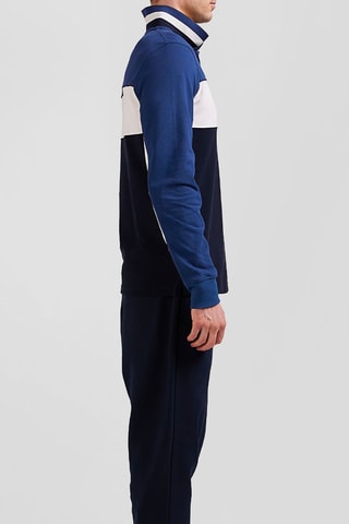 Polo Fenua - Bleu marine et blanc