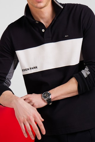 Polo Hexagone - Noir