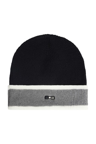 Bonnet - Noir et gris chiné